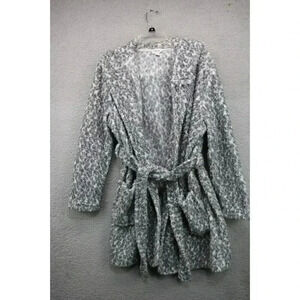 American Eagle Fleece Hooded Robe w/Pockets-Size Medium